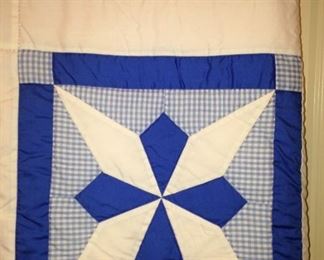 Red, white, and blue quilt