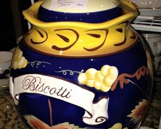 Canister for biscotti 