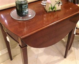 Small drop-leaf table with 1 drawer