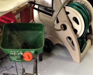 Spreader; hose reel