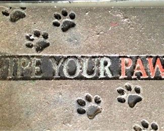            .    .    .   before you come in!