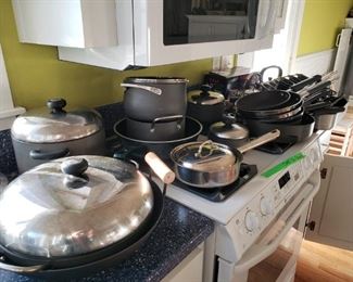 Cookware - Cuisinart, Revere Ware and others