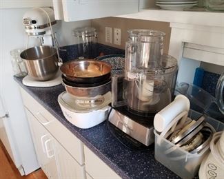 KitchenAid Mixer, Cuisinart Processor and more. 