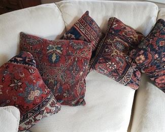 Wool Persian Carpet Pillows