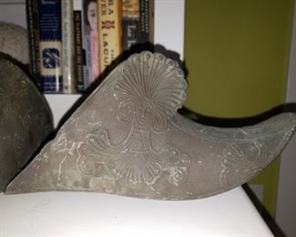 Antique Bronze Stirrups from India - Circa 18-19 Century. 