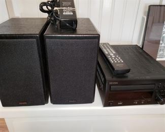 Denon CD Receiver RCD-M37 w/Remote. Denon Speakers SC-M37.. 