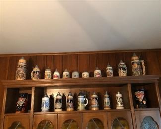 Mugs and German steins