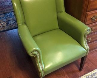 Pair vintage chairs great color