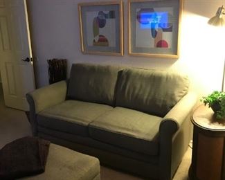 Love Seat with ottoman