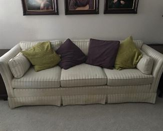 Sofa with matching love seat