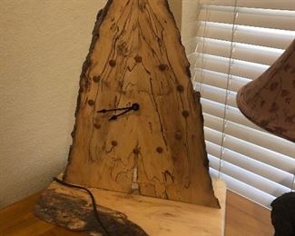 Log / Wood Themed Clock
