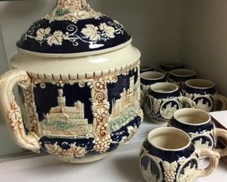 German hot cider set