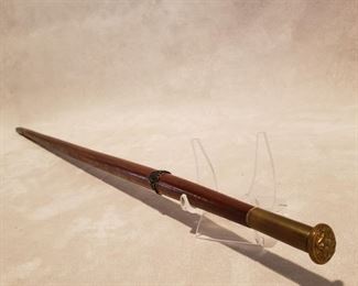 WWII mahogany swagger stick