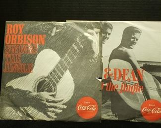 Coca Cola record albums Roy Orbison & Jan & Dean