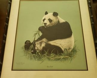 Charles Frace "Giant Panda" limited edition pencil signed print