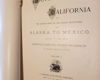 Picturesque California Alaska to Mexico, 1888 book 