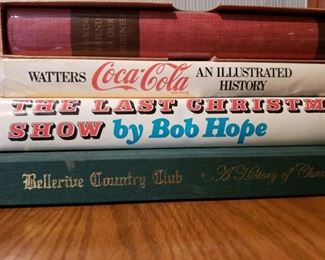 Books including Bellerive Country Club History and if you've been paying attention we handled a sale for them in December