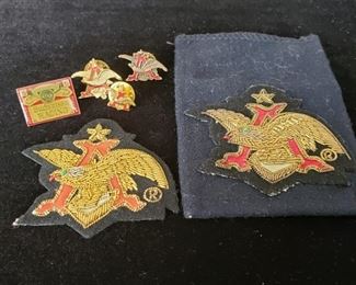 Two AB patches and pins