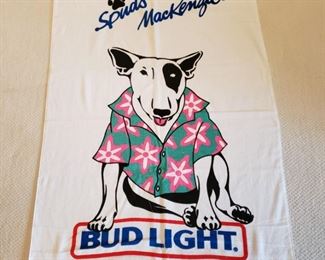 Spuds McKenzie beach towel