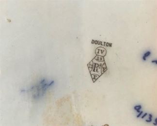 Early Doulton maker's mark