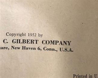 1952 American Flyer Instruction book  A.C. Gilbert Co.