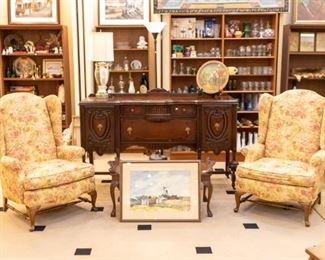 Antique Buffet - Rust & Martin Chairs