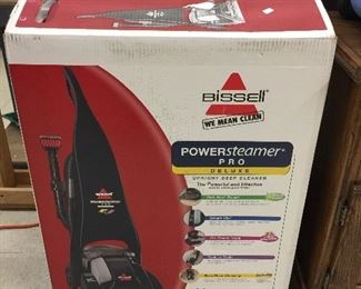 NIB New in the box Bissell Power Steamer Pro. 