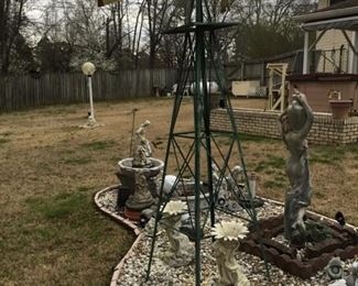 Another view of windmill Outside in back yard
