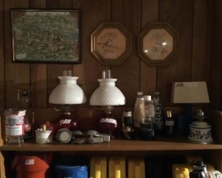 Oil lamps & miscellaneous 