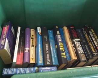 Lots of books in garage