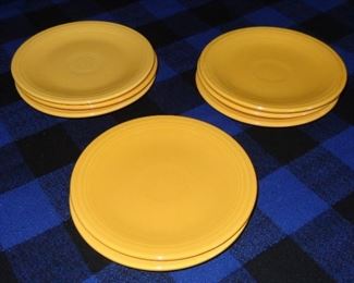 L107=8 Fiesta yellow (~6.5”) plates: $28./lot