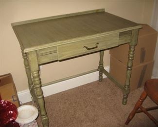 small writing table-"antiqued" 