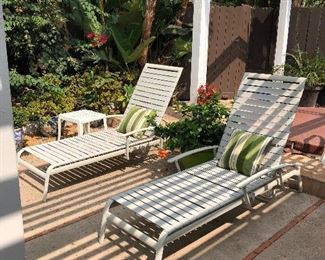 Pair of lounge chairs