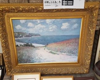 Reproduction Monet - Chemin Dans Les Bles a Pourville