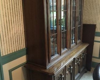 Available Now! Glass front China Cabinet. In good condition. $125 Call Linda at 615-268-5388.