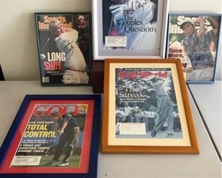 Autographed Golf Magazines
