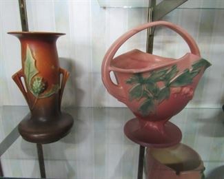 Roseville Pottery vases
