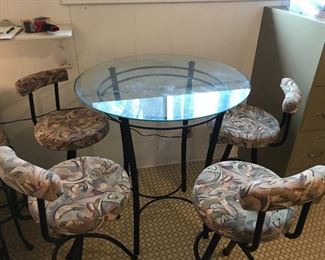 Cafe table; was $100; now $60