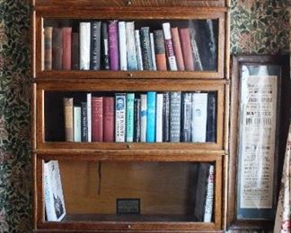 Oak barrister bookcase