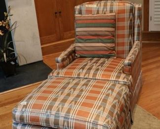 CHAIR AND OTTOMAN $235