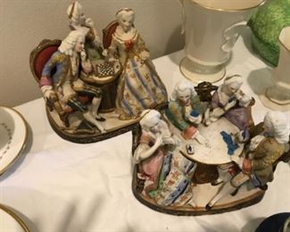 Antique bisque figurines