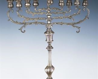 Sterling Silver Menorah