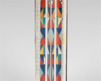 Yaacov Agam Sterling & Glass Mezuzah