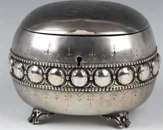 Large Silver Etrog. Vienna