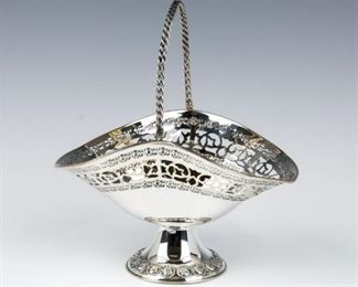 A SILVER CANDY BASKET. Probably Hungary, 20th century