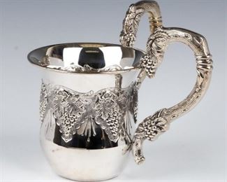 A STERLING SILVER WASHING CUP BY HAZORFIM. Israel, 20th