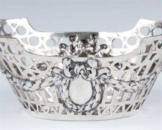 A SILVER BASKET. Germany, 19th century
