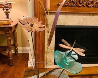 Dragonfly Copper Sculpture