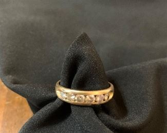 14k band with 1karat total