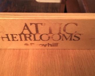 ATTIC HEIRLOOMS COCKTAIL TABLE BY BROYHILL.